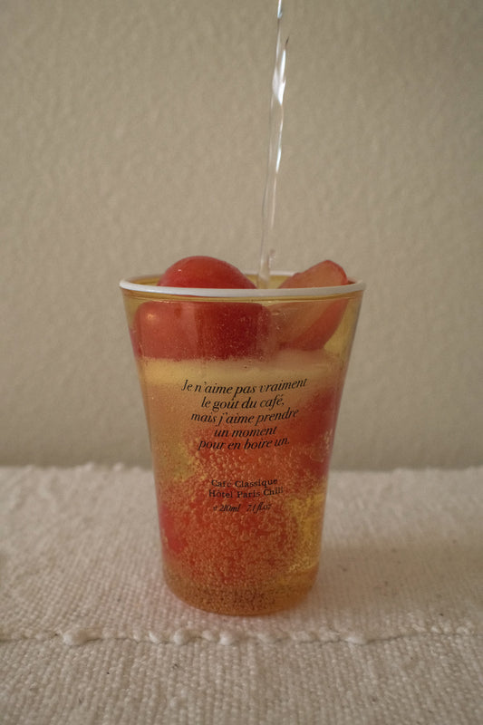 Sun Kissed Glass Cup (Vanilla)