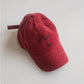 Easy-Peasy Corduroy Baseball Cap (Chilli)