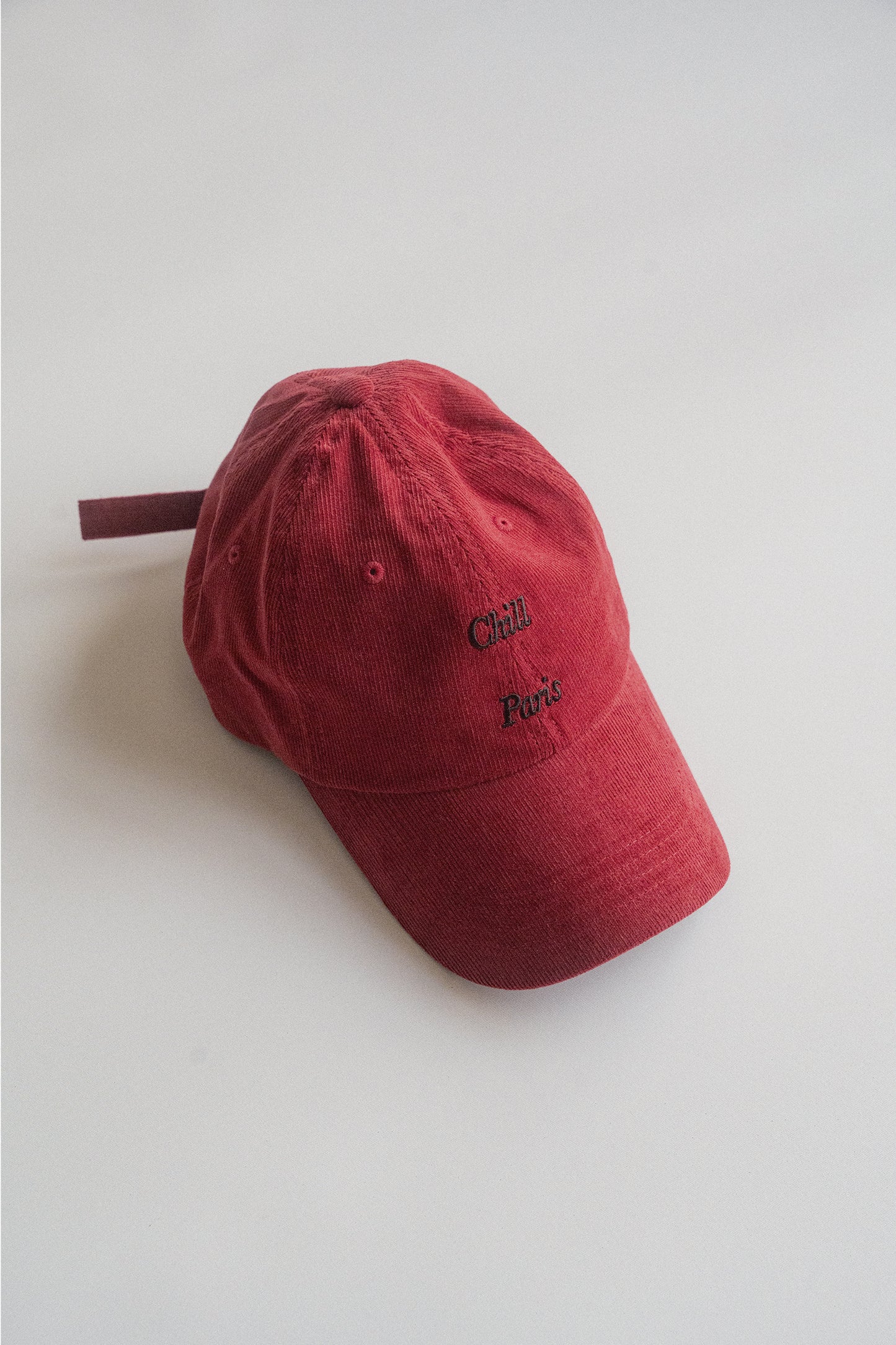 Easy-Peasy Corduroy Baseball Cap (Chilli)