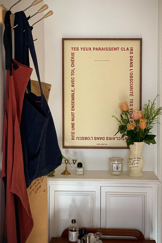 Looking at Your Eyes Art Print (50x70)