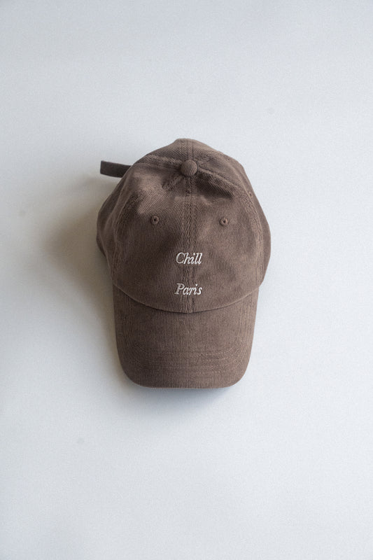 Easy-Peasy Corduroy Baseball Cap (Toffee)