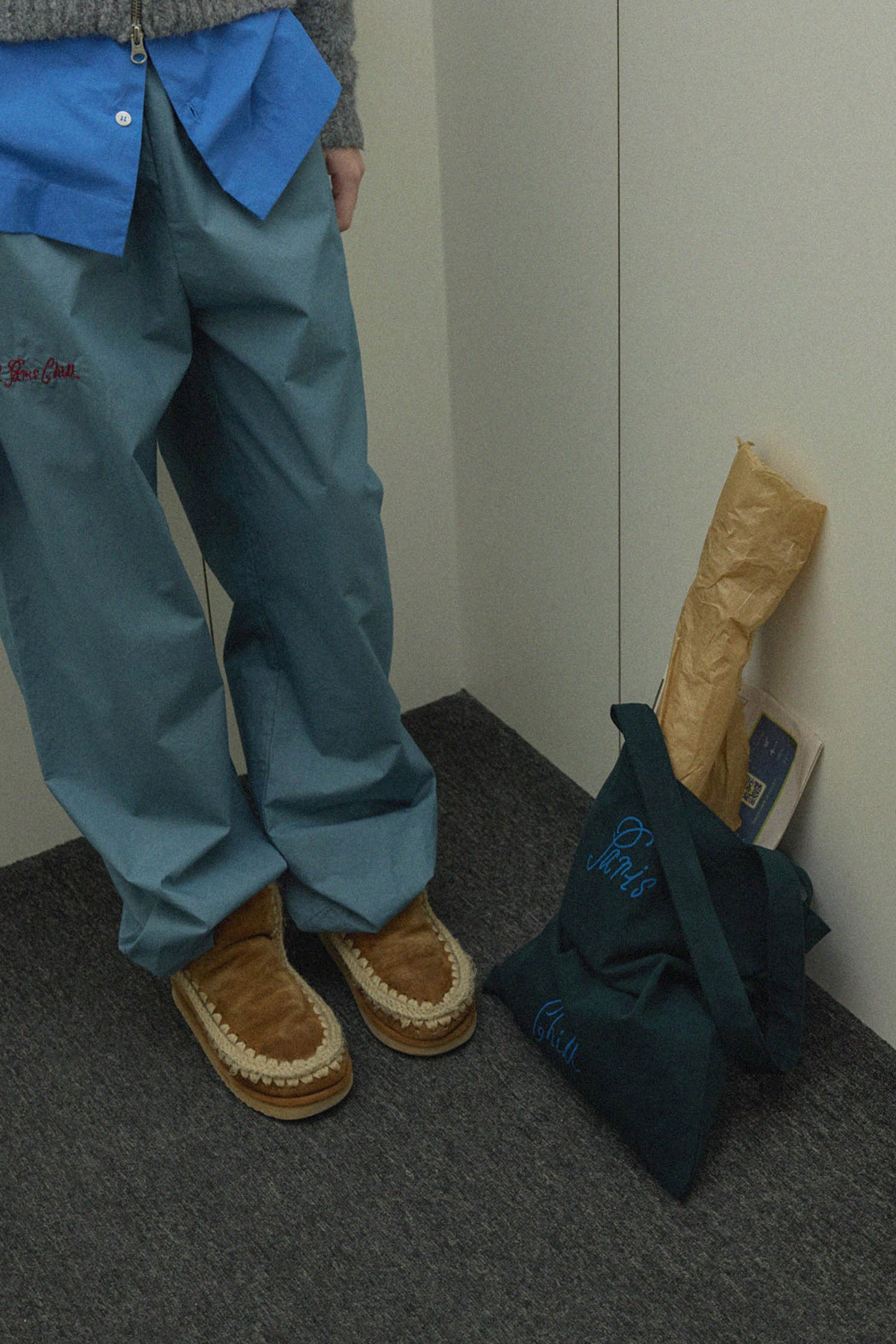 Poétique Shoulder Bag (Black Leaf)