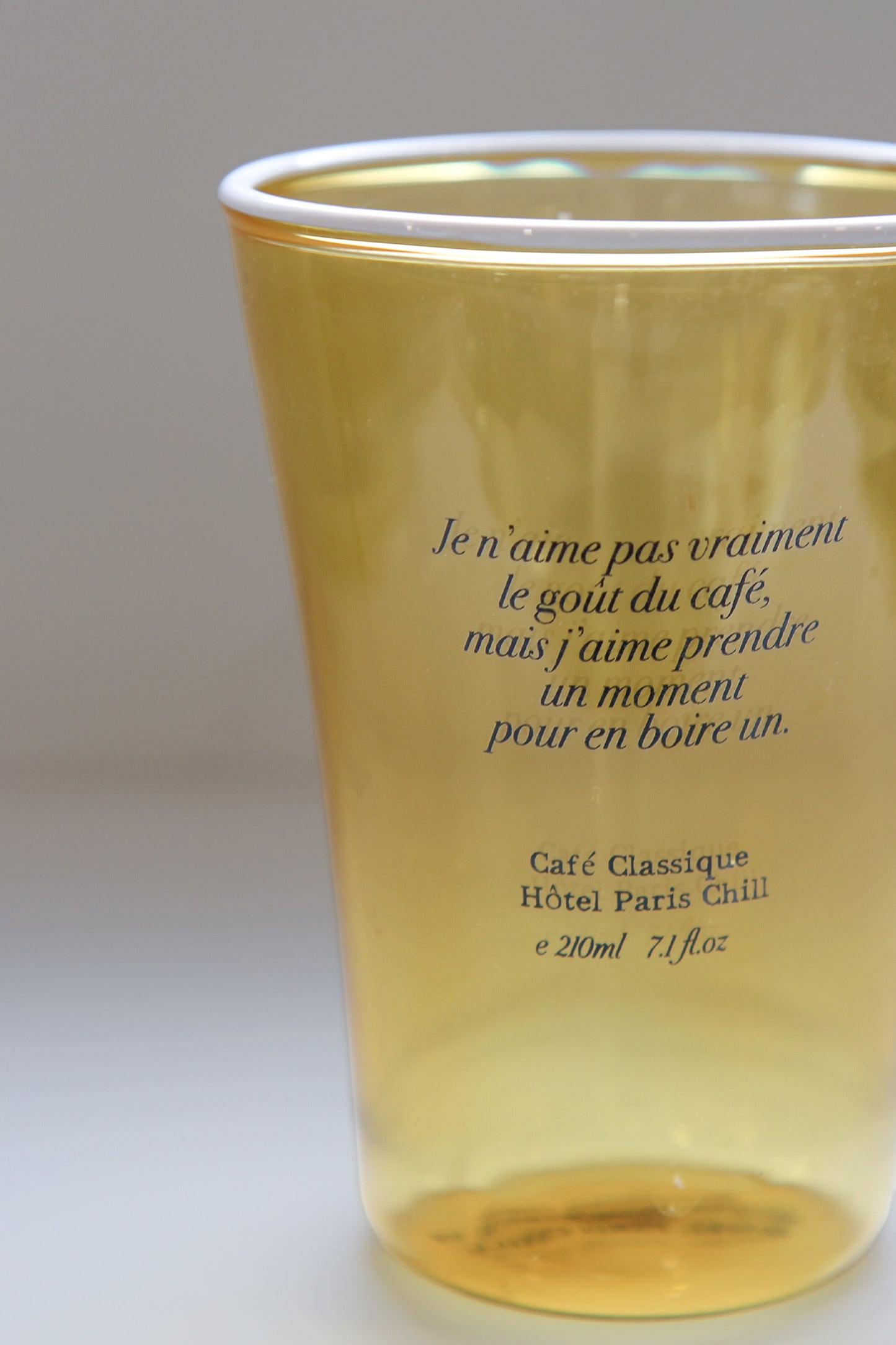 Sun Kissed Glass Cup (Vanilla)