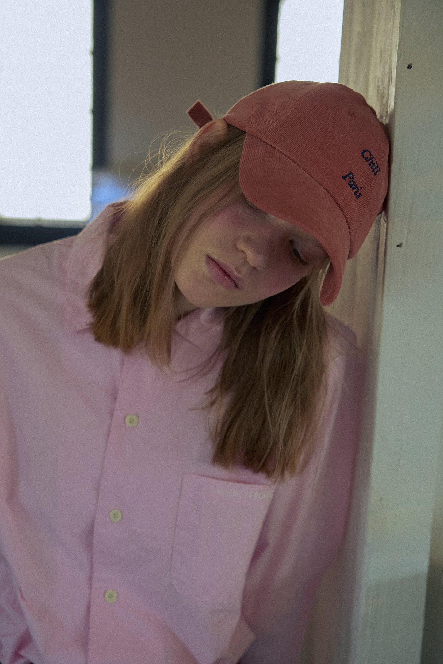 Easy-Peasy Corduroy Baseball Cap (Terracotta)