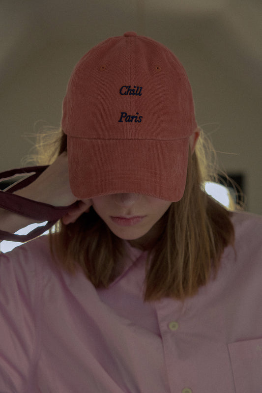 Easy-Peasy Corduroy Baseball Cap (Terracotta)