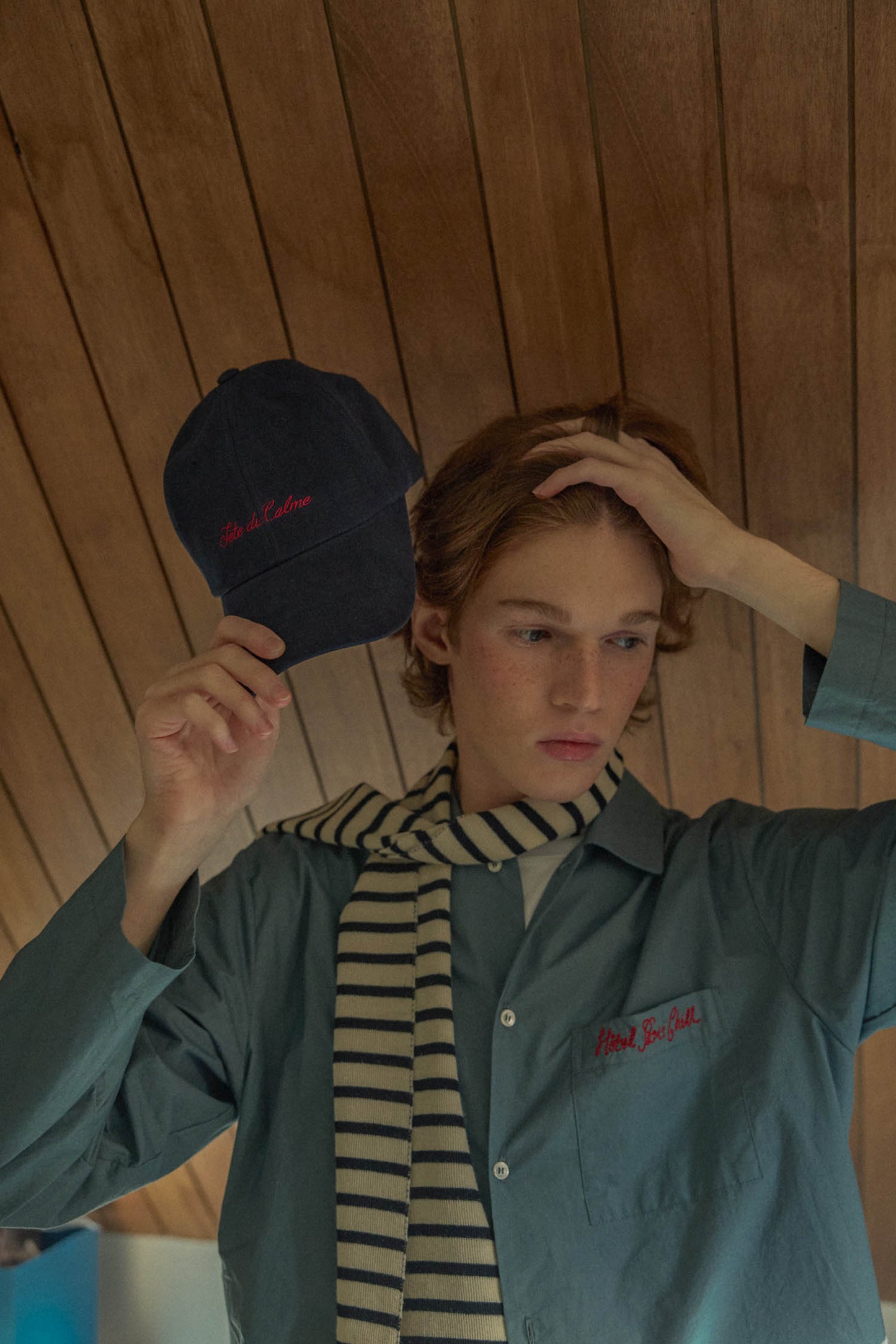 Le Courage Baseball Cap (Indigo)