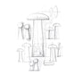Design drawing of David Mellor Salt / Pepper Mills 