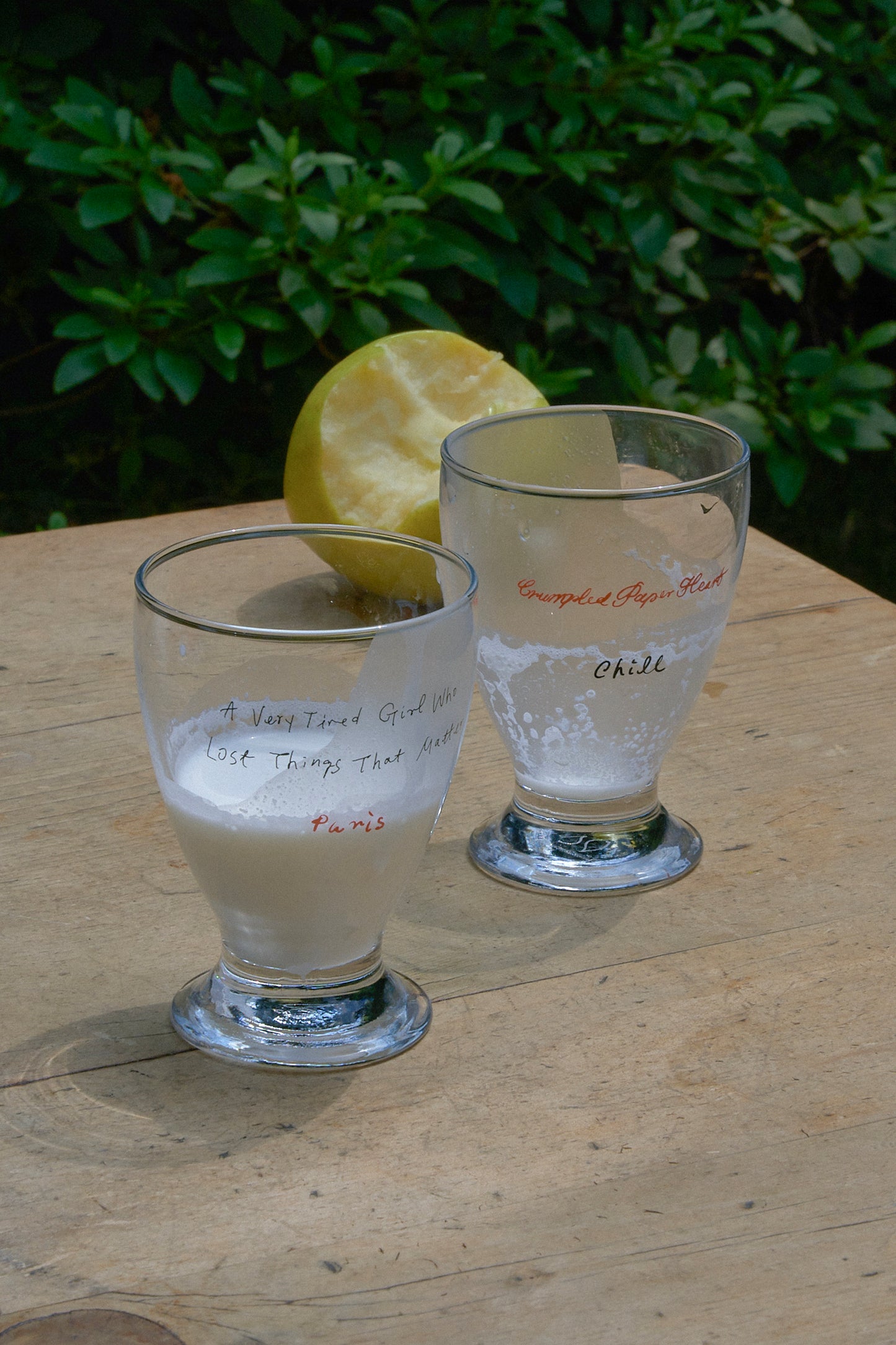 Paper Heart Glass Goblet