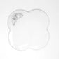 Carron Paris white glazed terracotta croissant plate.