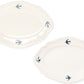 A pack shot of two Studio M' Early Bird Oval Plates in L. 