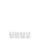 Ripple Glass Set of 4 (Clear)