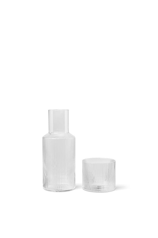 Ripple Small Carafe Set (Clear)