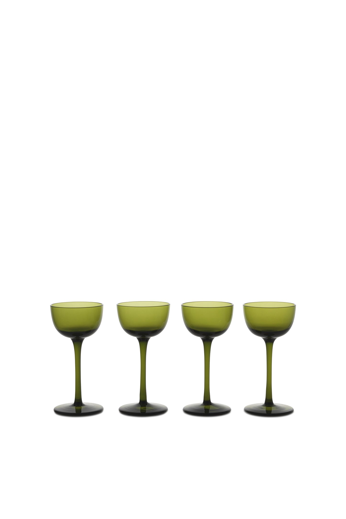 Host Liqueur Glasses Set of 4 (Moss Green)