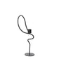Valse Candle Holder High (Black)