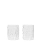Doodle Tall Glasses Set of 2 (Clear)