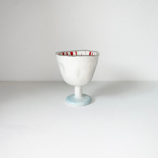 Red Checkerboard Bowl