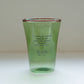 HÔTEL827 Sun Kissed Olive mouth-blown borosilicate glass cup with French typography