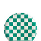 Green Check Side Plate 20cm