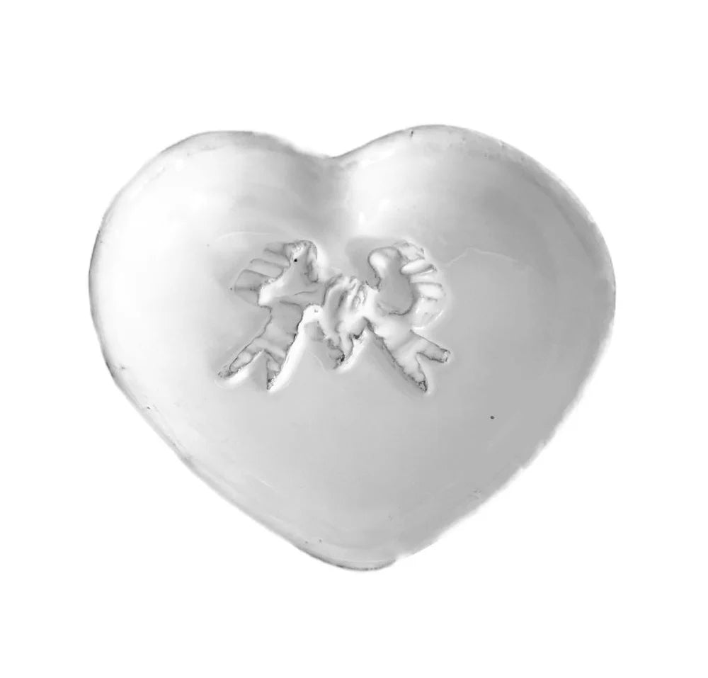 Carron Paris Marie-Antoinette Heart Dish, can be used as a decorative dessert plate or serving bowl.