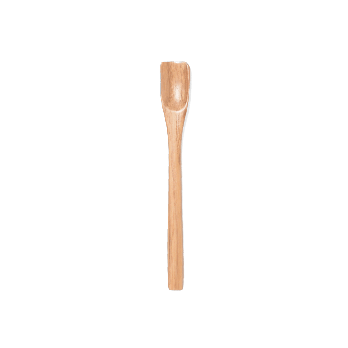 A pack shot of Studio M Kurinoki Japanese natural chestnut wood jam spoon.