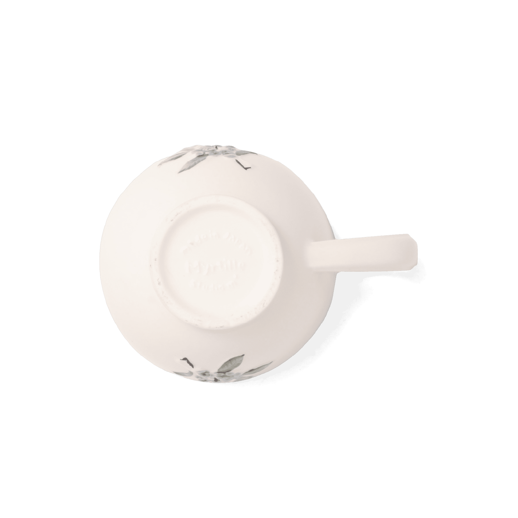 A pack shot of the base of the Studio M' Myrtille Cup.