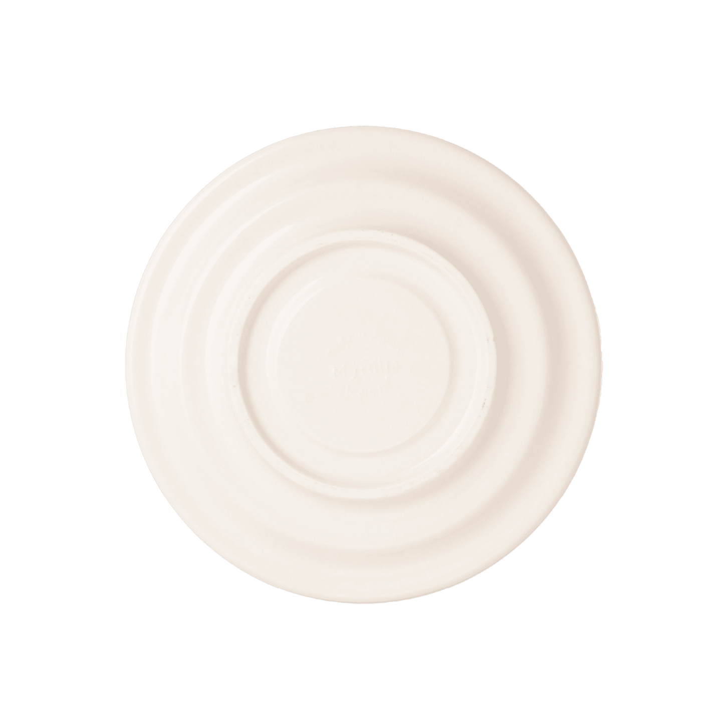 A pack shot of the base Studio M' Myrtille Saucer.