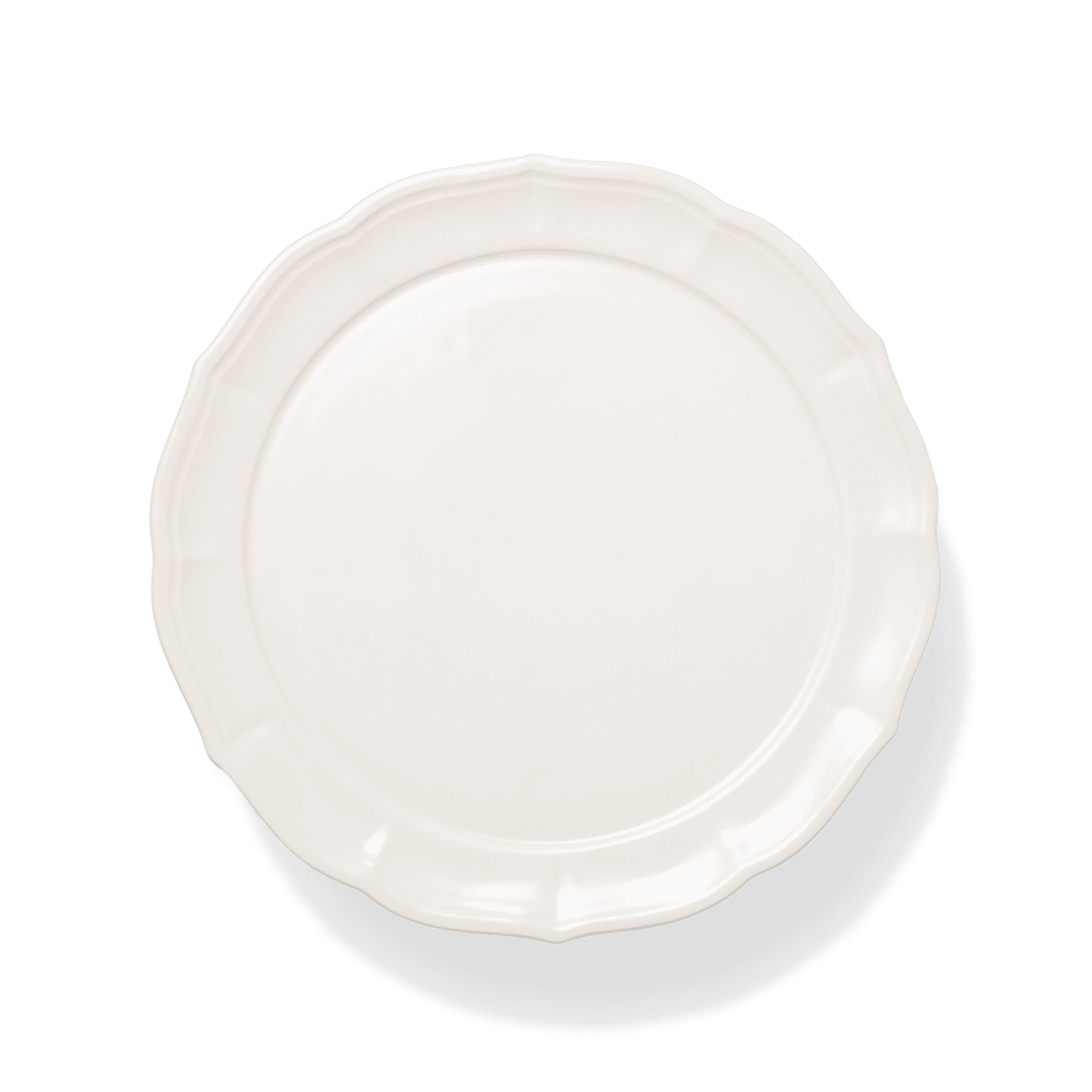 An aerial shot of Studio M' Parler Compote 21cm in white porcelain.