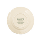 A pack shot of the base of Studio M' Rosier Plate 16.5cm in a warm, subtle beige glaze.