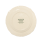 A pack shot of the base of Studio M' Rosier Plate 24cm in a warm, subtle beige glaze.