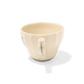 A pack shot of Studio M' Rosier Mug in a warm, subtle beige glaze, from the handle side.