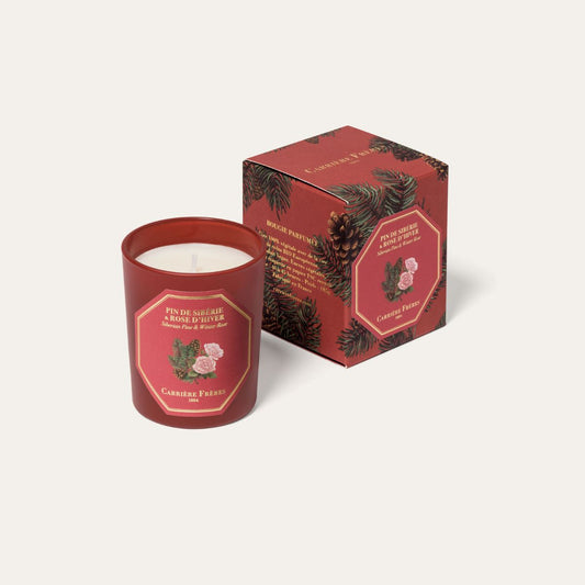 Winter Collection Pine & Winter Rose Small Scented Candle 70g
