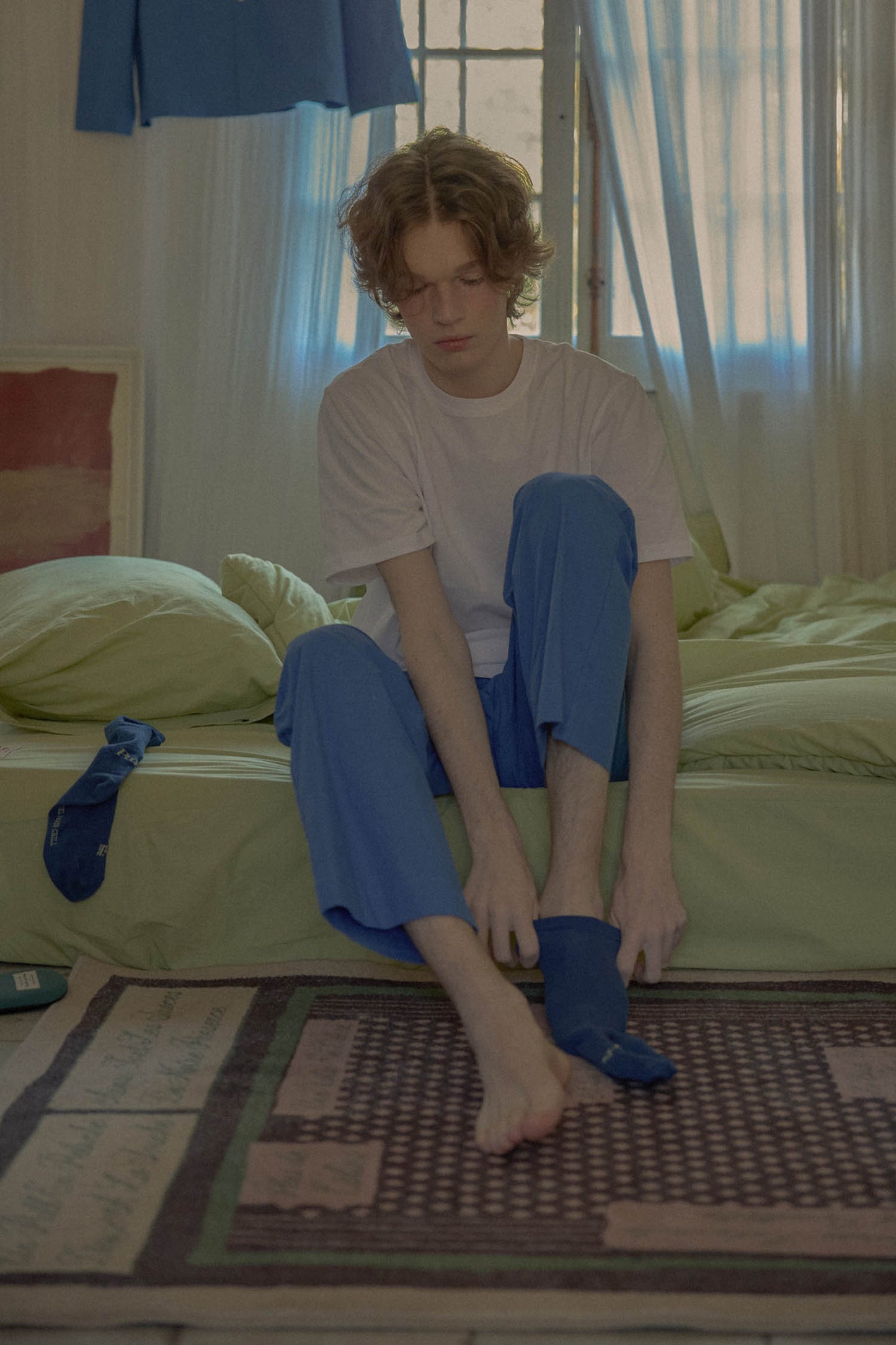 Paris Chill Socks (Blue)
