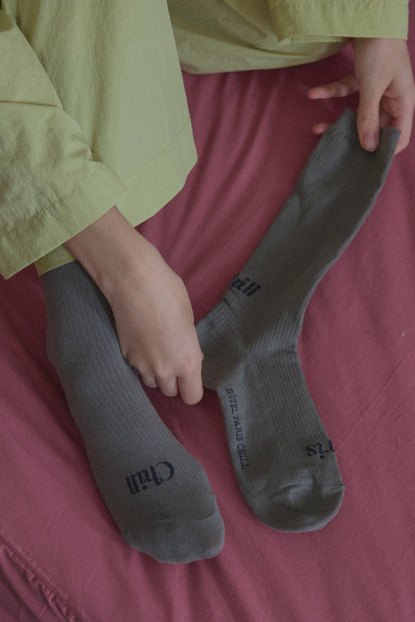Paris Chill Socks (Dark Grey)