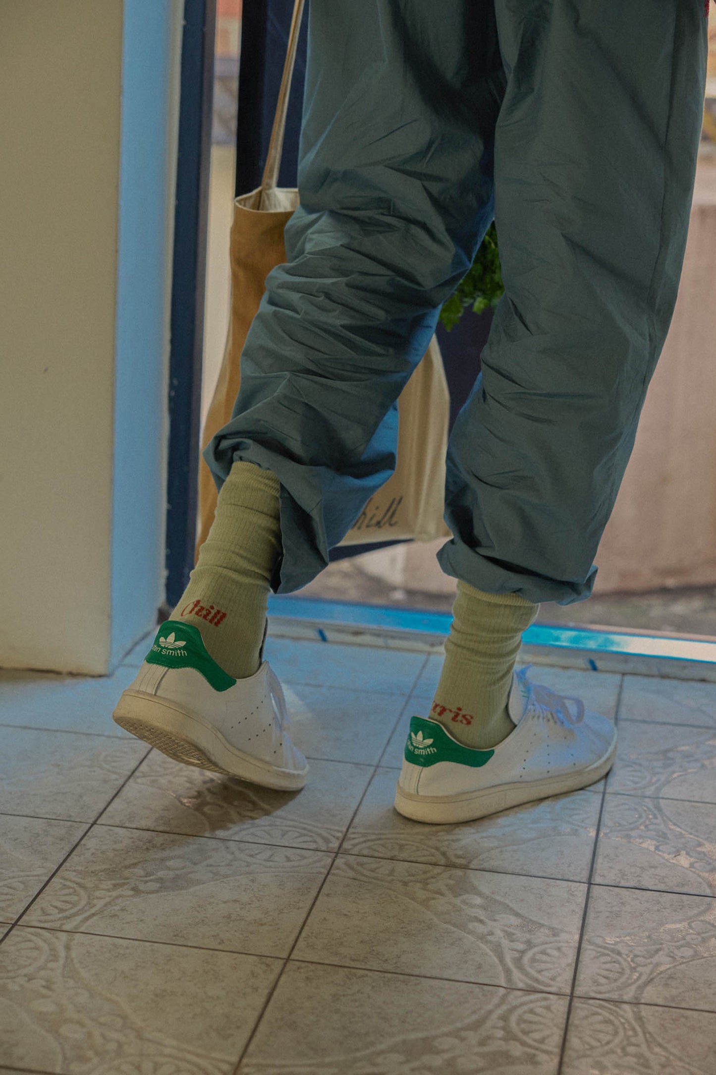 Paris Chill Socks (Lime)