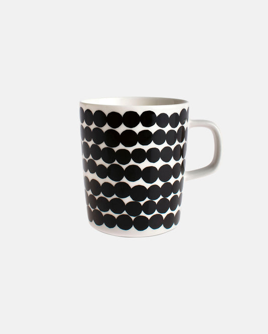 Oiva / Siirtolapuutarha Mug 250ml (White, Black)