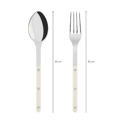 Bistrot Shiny Solid Cutlery - Ivory