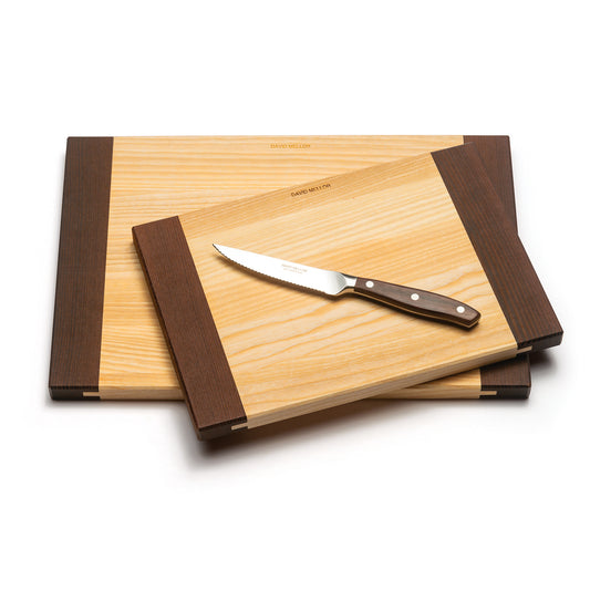 Ash Cleated End Cutting Board 30cm