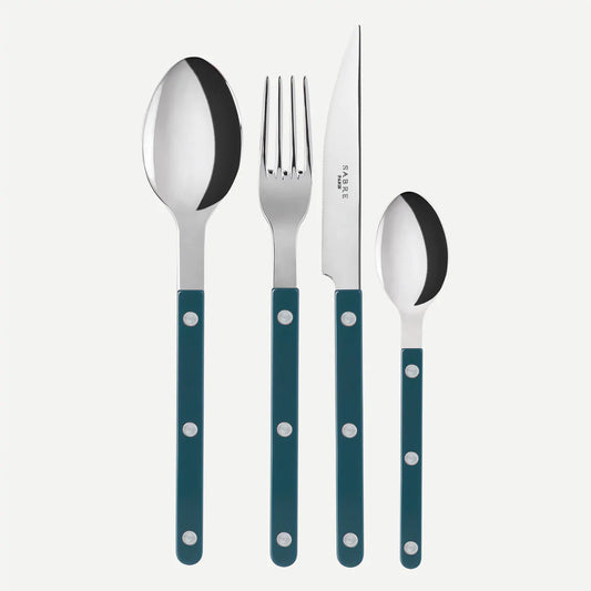 Bistrot Shiny Solid Cutlery - Aquamarine