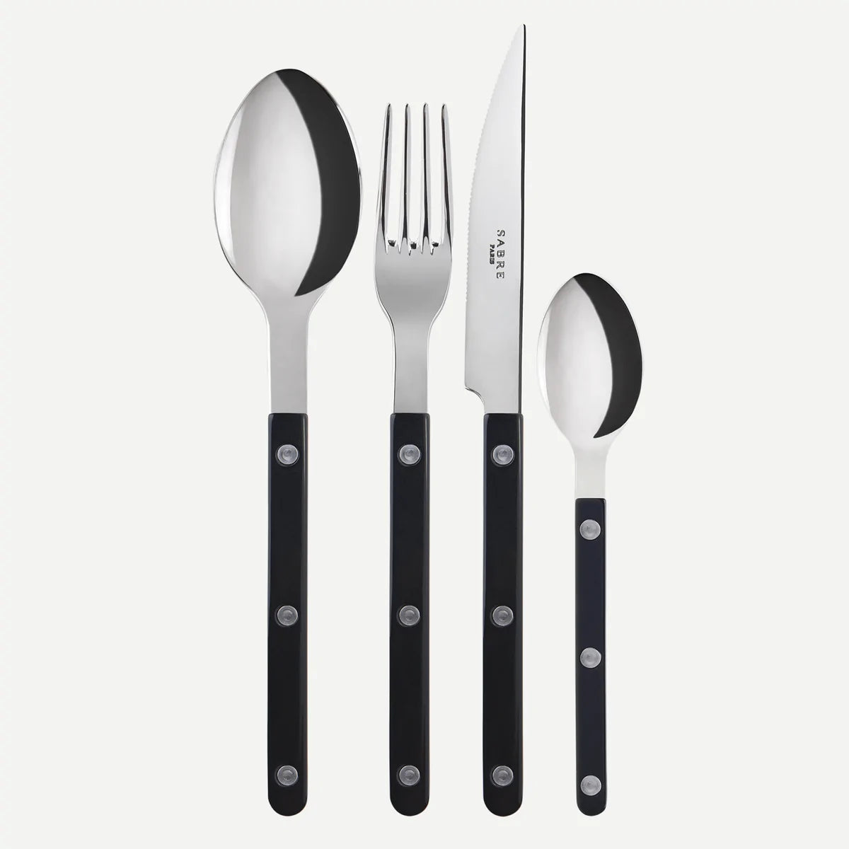 Bistrot Shiny Solid Cutlery - Black