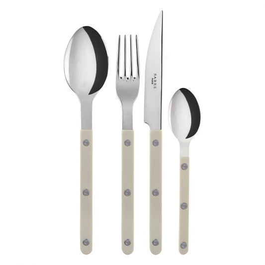 Bistrot Shiny Solid Cutlery - Light Kaki