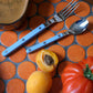 Bistrot Shiny Solid Cutlery - Pastel Blue