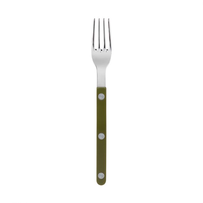 Bistrot Shiny Solid Cutlery - Green Fern