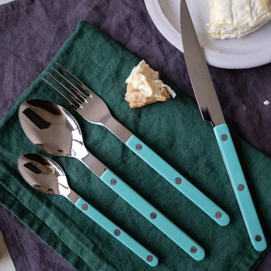 Bistrot Shiny Solid Cutlery - Pastel Green