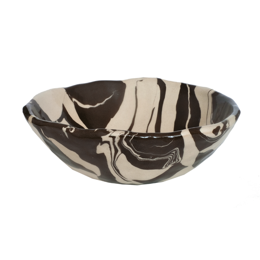 Bowl Marble Black M