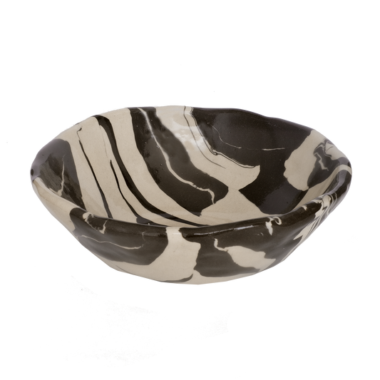 Bowl Marble Black M