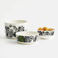 Oiva / Siirtolapuutarha Bowl 900ml (White, Black)