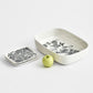 Oiva / Siirtolapuutarha Plate 15cm (White, Black)