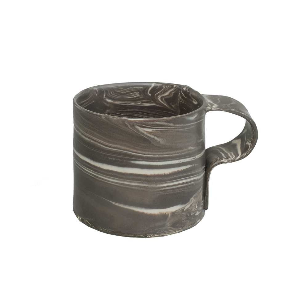 Paper Mug Marble Dark Chocolate 400ml