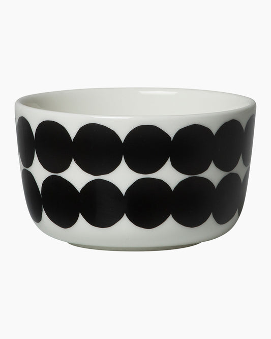Oiva / Siirtolapuutarha Bowl 250ml (White, Black)